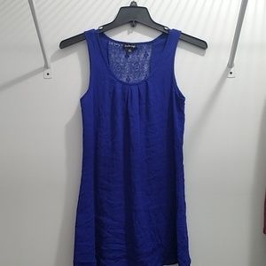 Sequin Hearts Navy Blue Dress